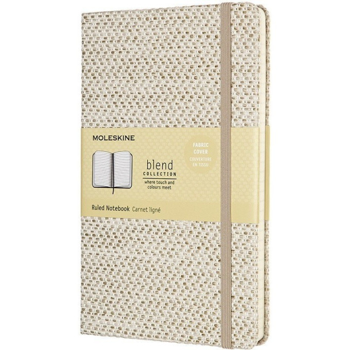 Блокнот MOLESKINE Limited Edition Blend 19, Large, в линейку, бежевый/белый LCBD04QP060G
